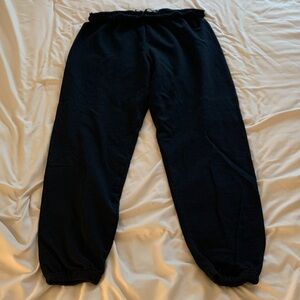 Black Jogger Sweatpants